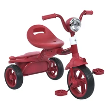 Трехколесный велосипед MT 1037 Red Turbo Trike, с фарой, красный